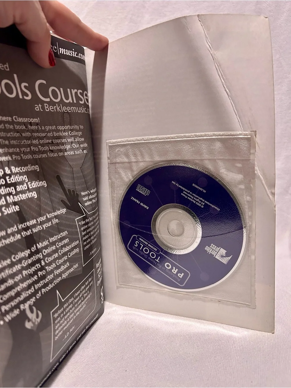 Producing in the Home Studio with Pro Tools 2nd Edition Book + CD-ROM